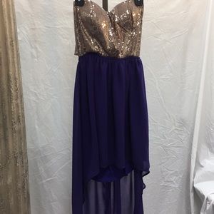 Bloom Strapless After Five Dress